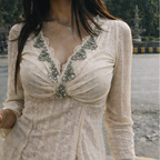 Short Beaded Kurti Top
