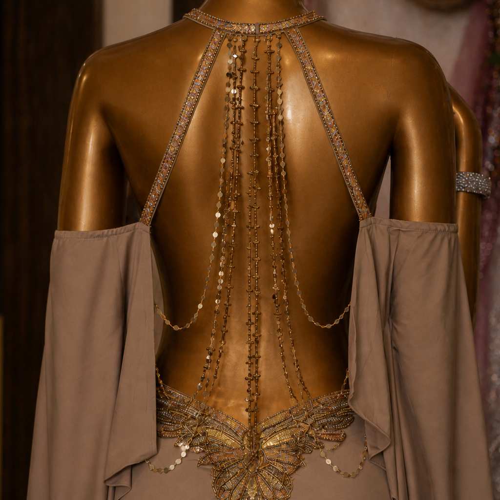 Naomi Butterfly Back Dress