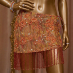 Beaded Kurti Sarong-Bikini