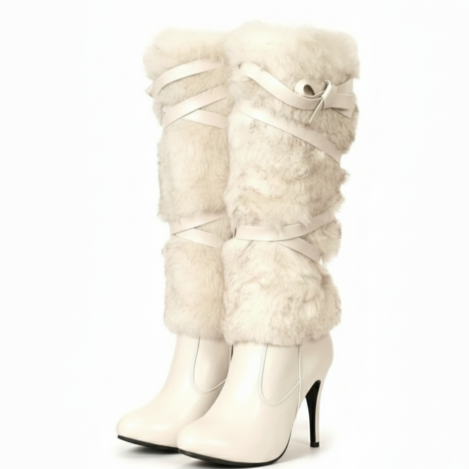 Ice Skater Stiletto Boots