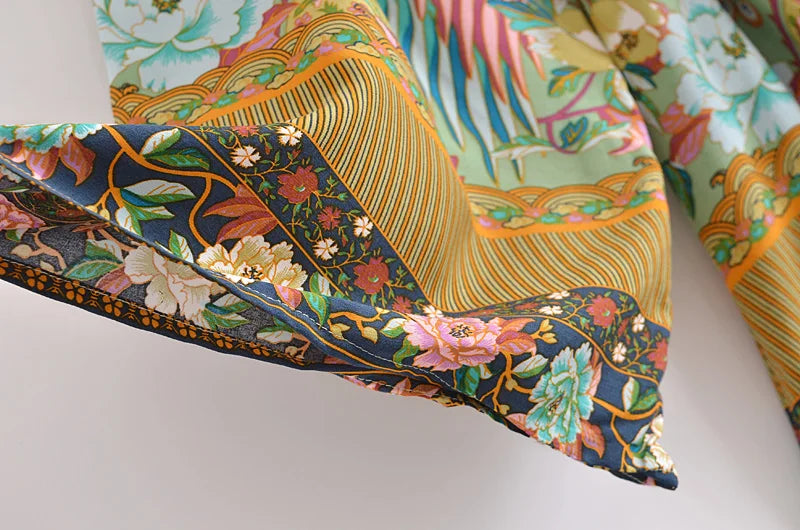 Matcha Jungle Robe (Short)