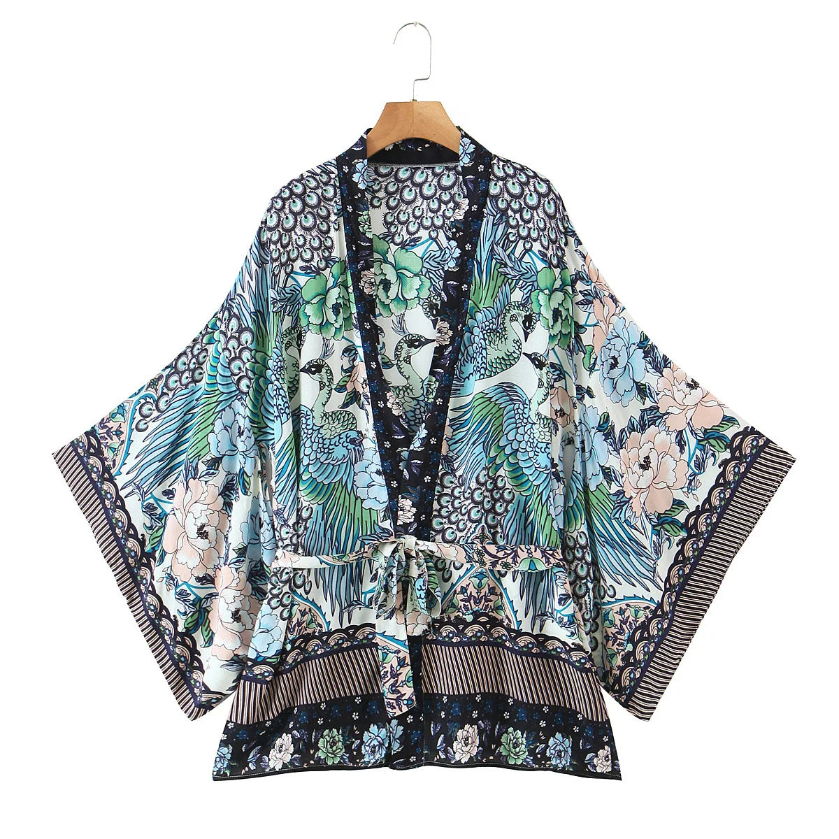 Peacocks Tale Robe (Short)