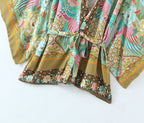Peacocks Tale Robe (Short)
