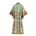 Matcha Jungle Robe