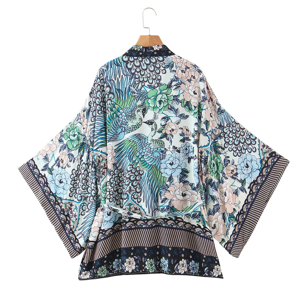 Peacocks Tale Robe (Short)