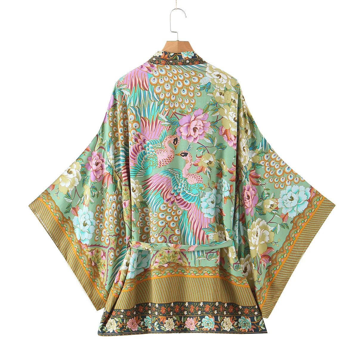 Peacocks Tale Robe (Short)