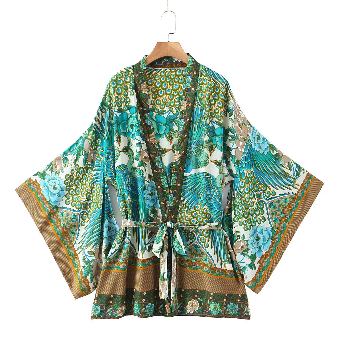 Peacocks Tale Robe (Short)