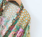 Peacocks Tale Robe (Short)