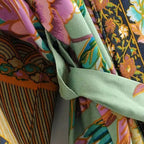 Matcha Jungle Robe