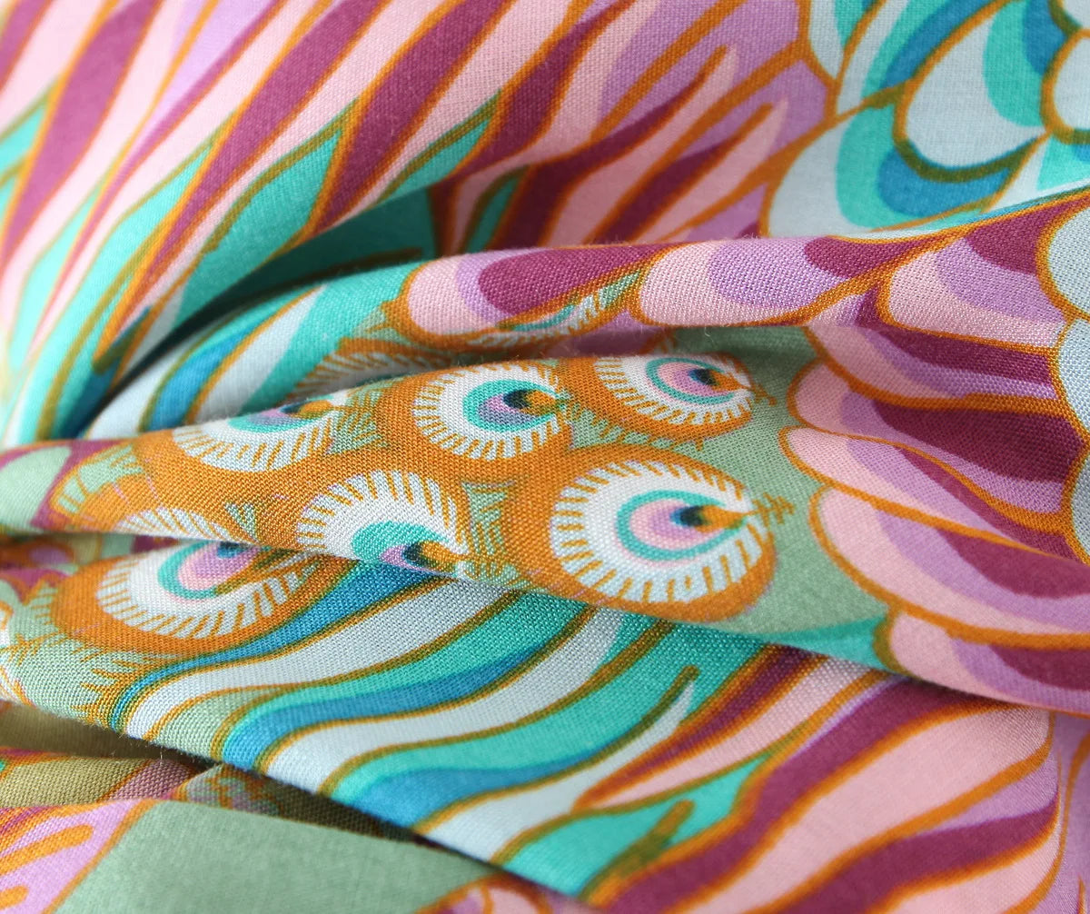 Peacocks Tale Robe (Short)