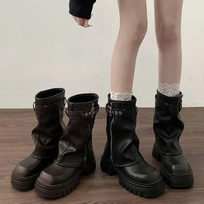 Biker Tube Boots