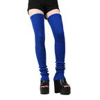 thigh high knit leg warmers