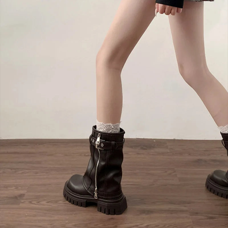 Biker Tube Boots