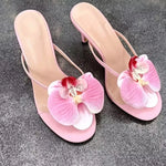 Load image into Gallery viewer, Orchid Kitten Heels
