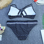 Polka Dot Push Up Bikini