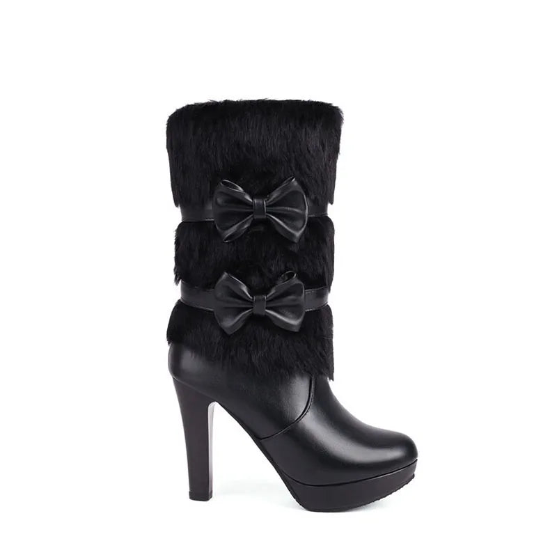 Snow Princess Fur Boots