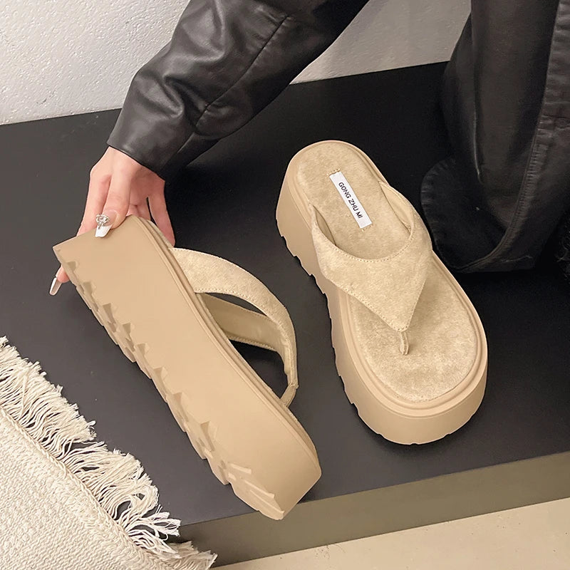 Suede Wedges