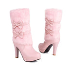 Snow Princess Fur Boots