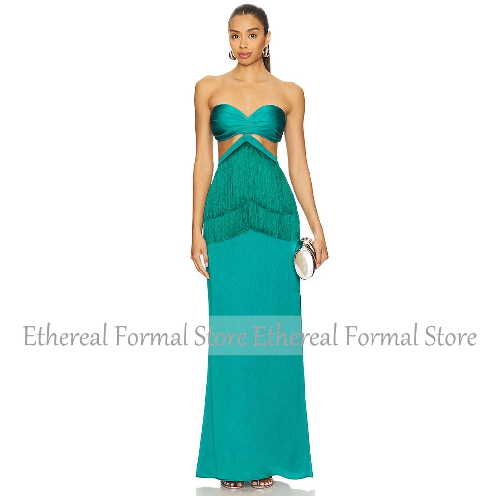 Aquamarine Cut-Out Dress