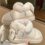 Load image into Gallery viewer, Bow Fur Winter Boots (Waterproof)
