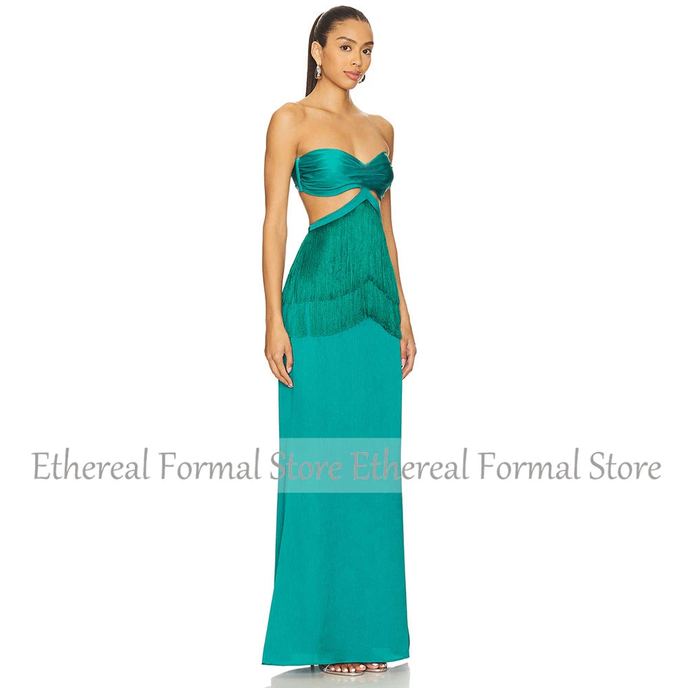 Aquamarine Cut-Out Dress
