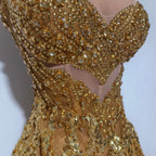 Lisa Gold Mini Dress