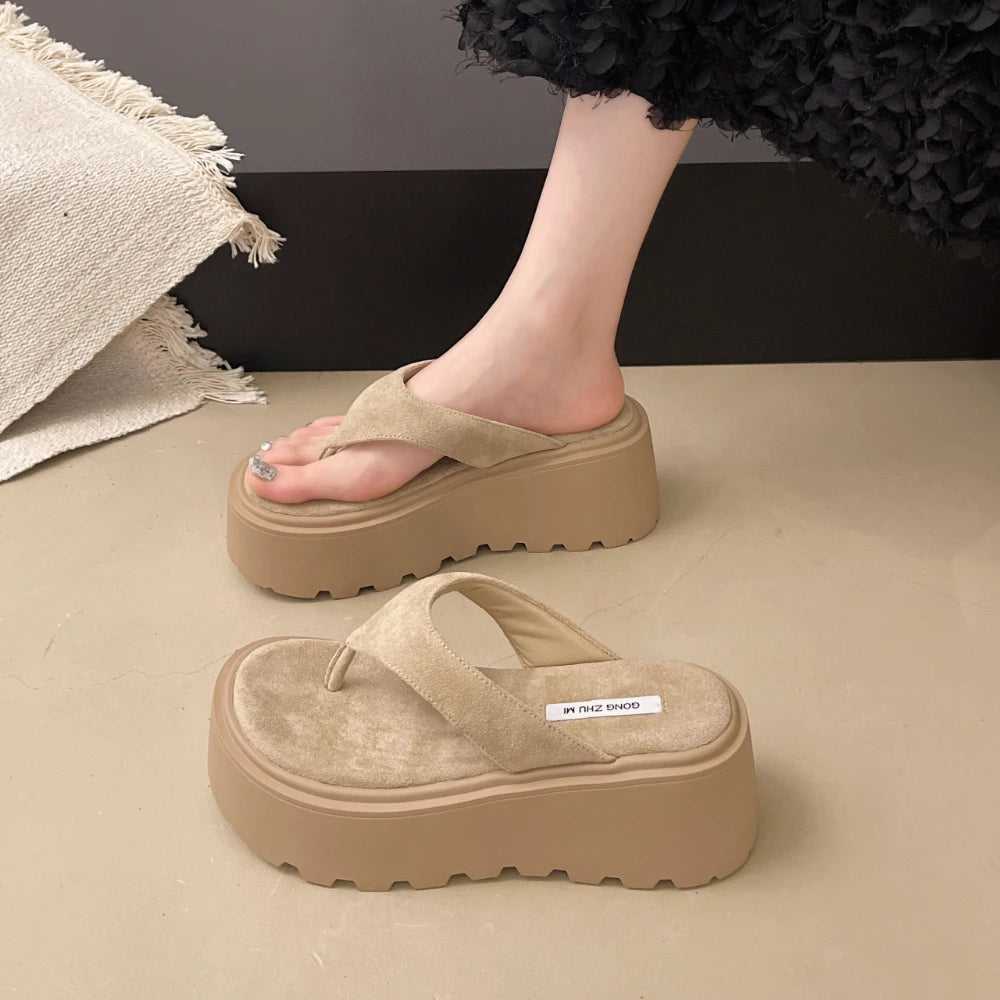 Suede Wedges