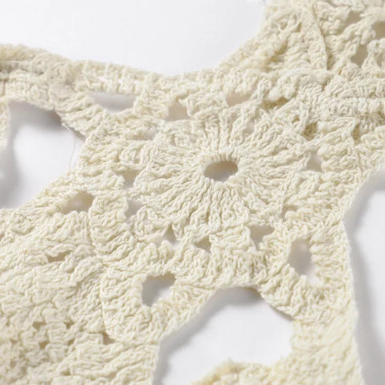 Katherine Crochet Cut-Out Dress