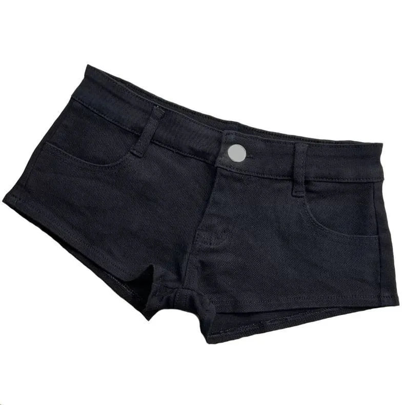 Low Rise Mini Shorts