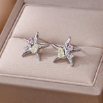 Load image into Gallery viewer, Starfish &amp; Bow Earrings
