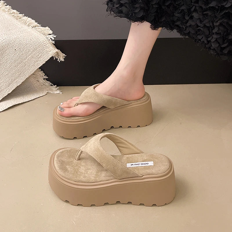 Suede Wedges
