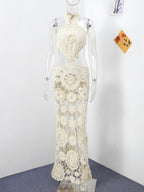 Katherine Crochet Cut-Out Dress
