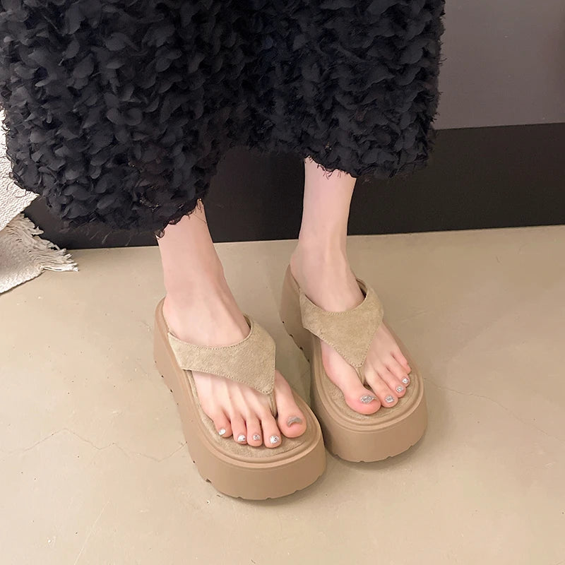 Suede Wedges