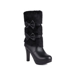Snow Princess Fur Boots