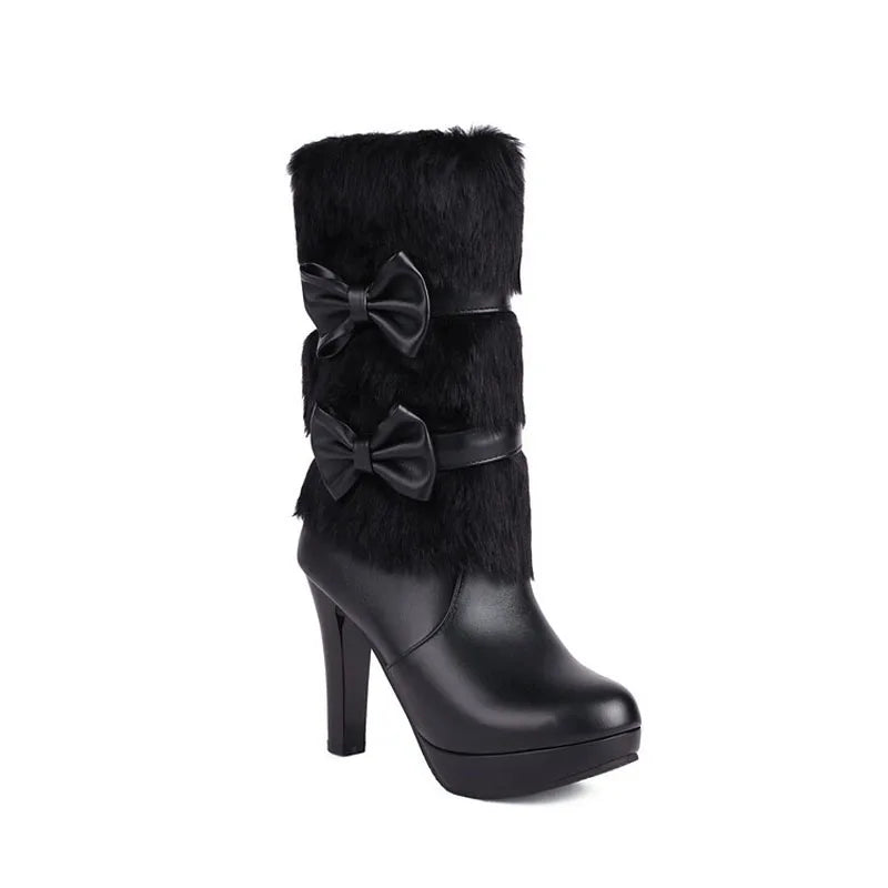 Snow Princess Fur Boots