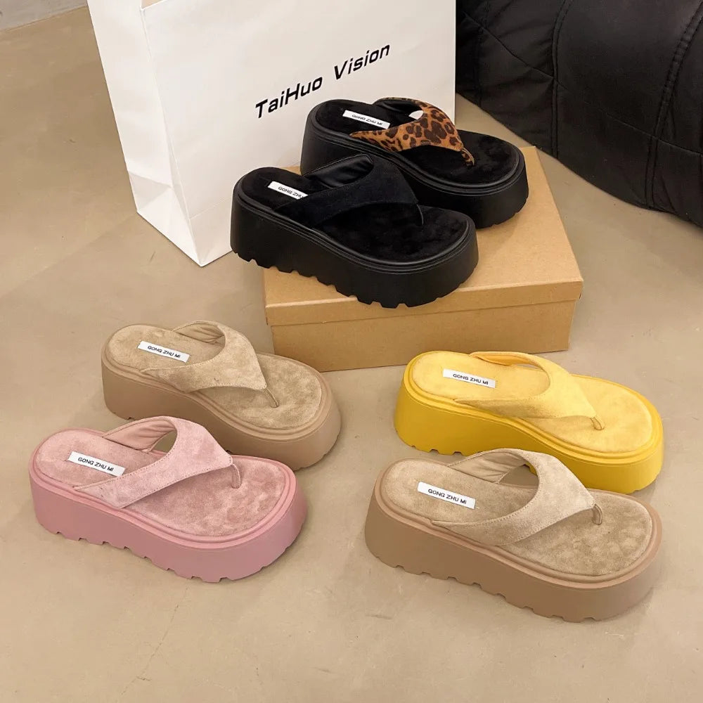 Suede Wedges