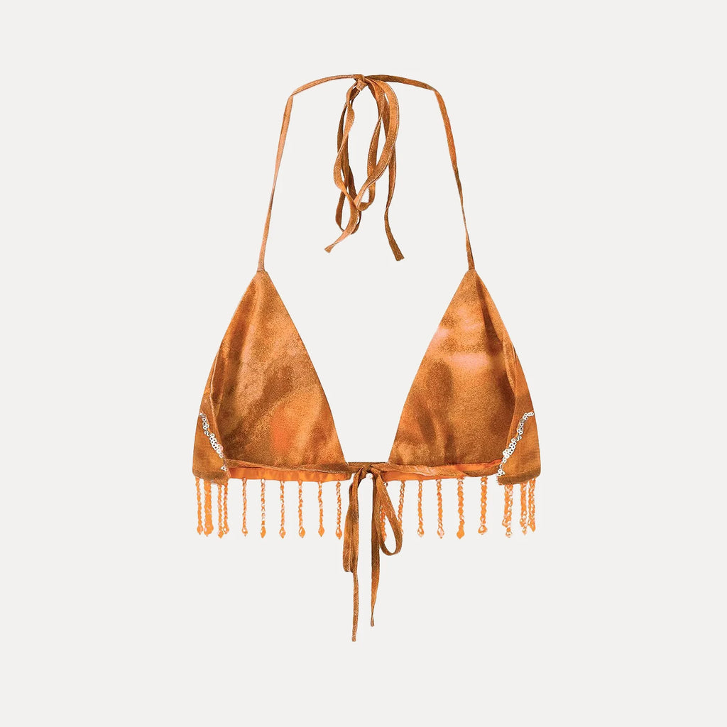 Beaded Kurti Sarong-Bikini