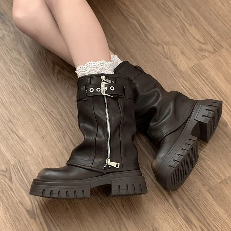 Biker Tube Boots