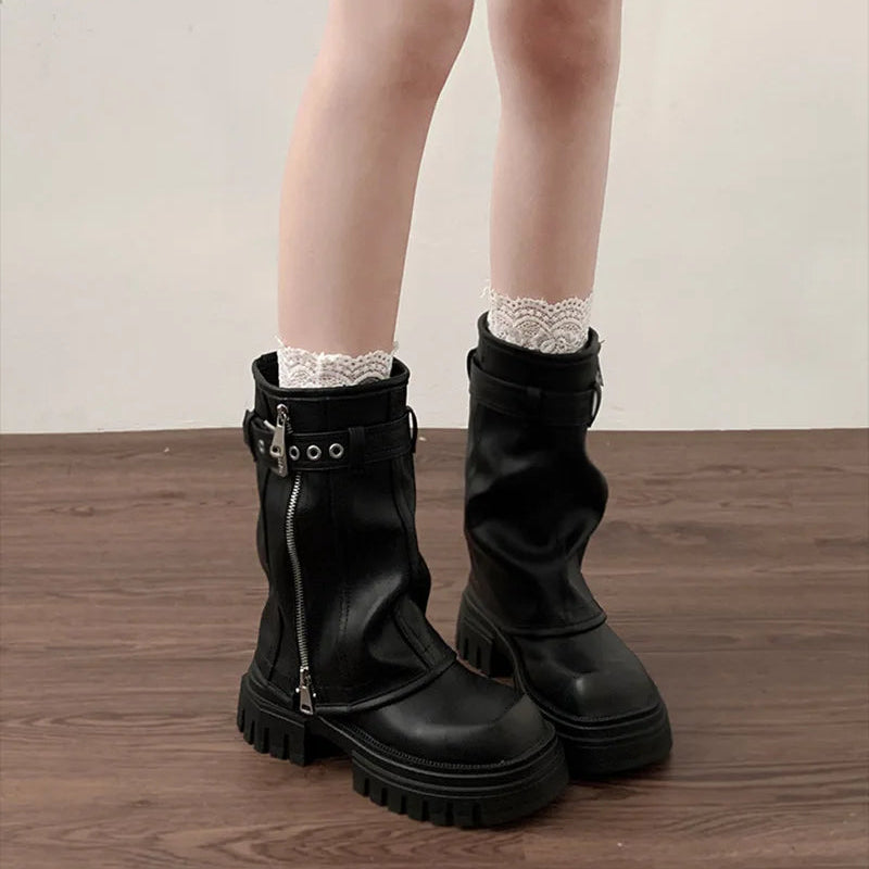 Biker Tube Boots