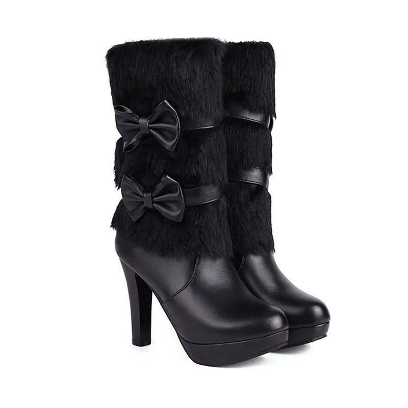Snow Princess Fur Boots