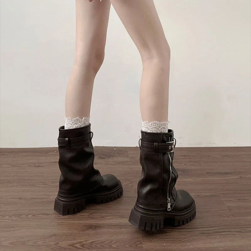 Biker Tube Boots