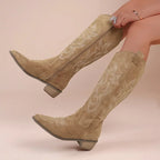 Suede Cowboy Boots