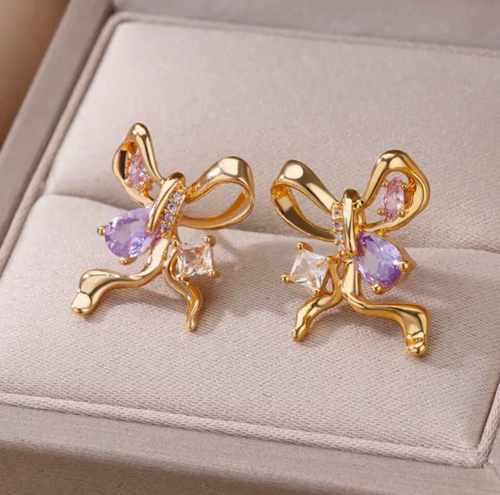Starfish & Bow Earrings