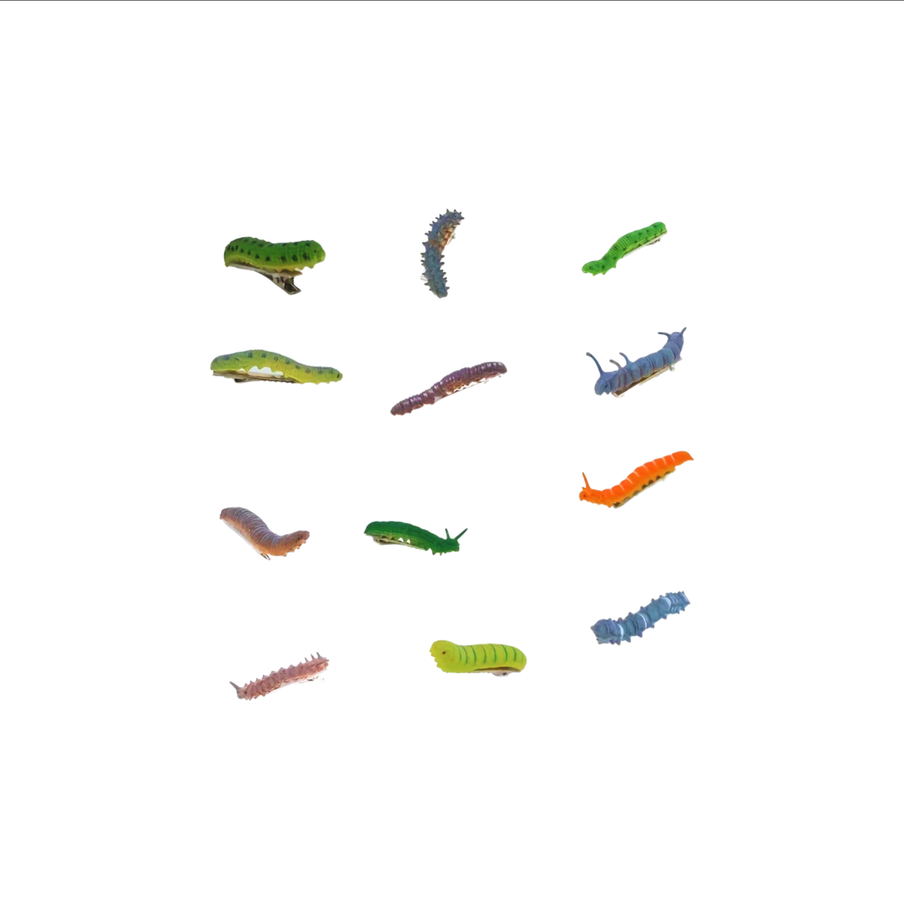 Garden Worm Hairclip