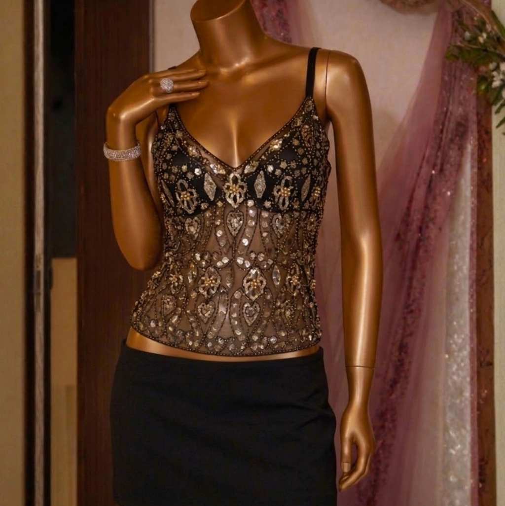 Mesh Desi Gatsby Cami