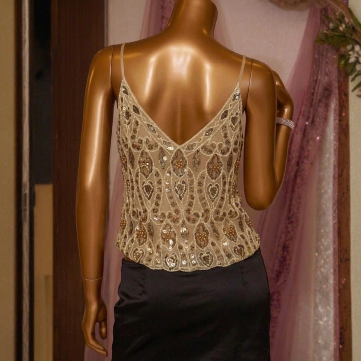 Mesh Desi Gatsby Cami
