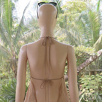 Goa Beaded Backless Top