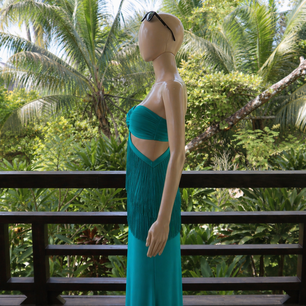 Aquamarine Cut-Out Dress