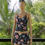 Island Peach Tankini Set