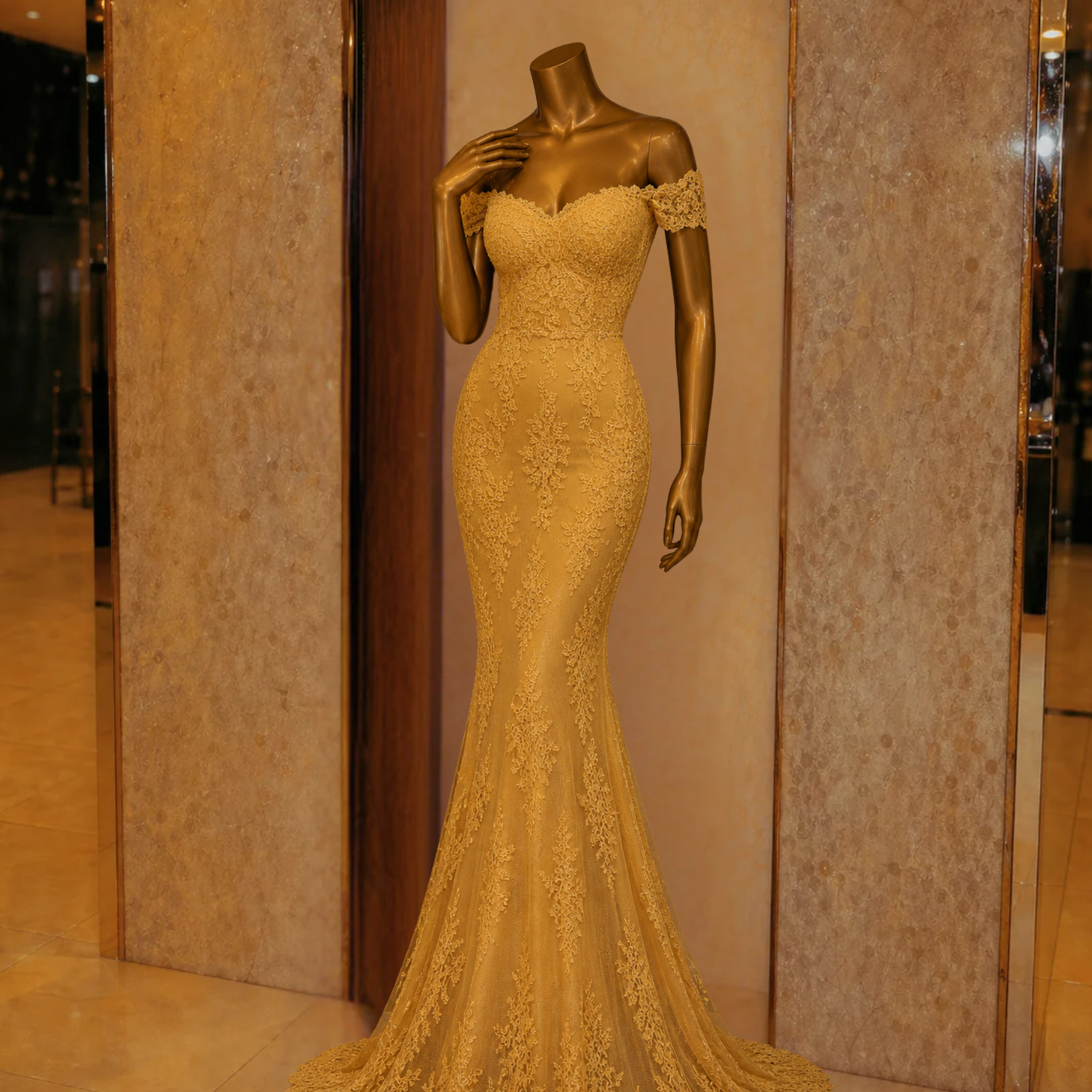 Belle Lace Gown